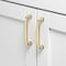 Gliderite Hardware 3-3/4 in. Center to Center Champagne Gold Transitional Cabinet Pull, 5PK 81092-CHPG-5 - alternate 2